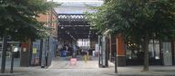 Market entrance at Old Spitalfields Market East London